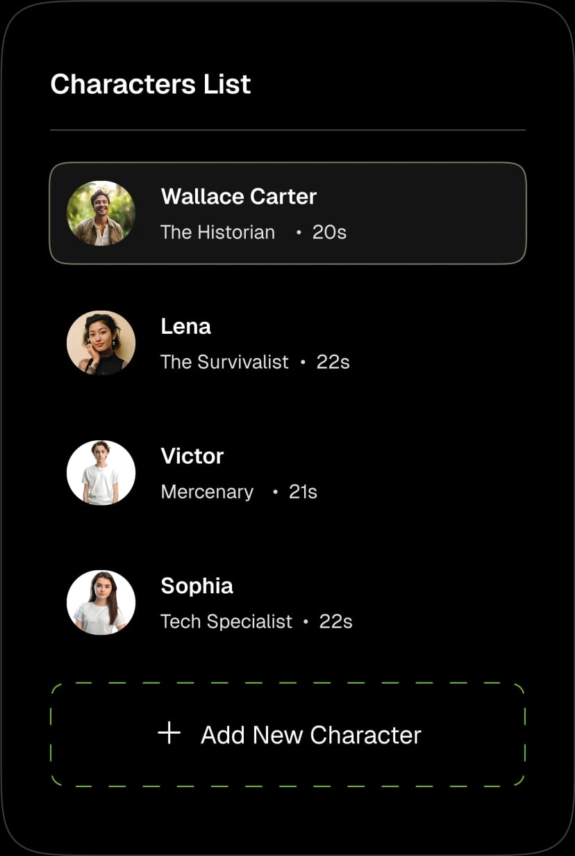 Design Character - Frame 1